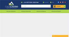 Desktop Screenshot of casacastro.com.br
